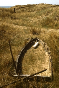 Roddbåt i sand, Jylland